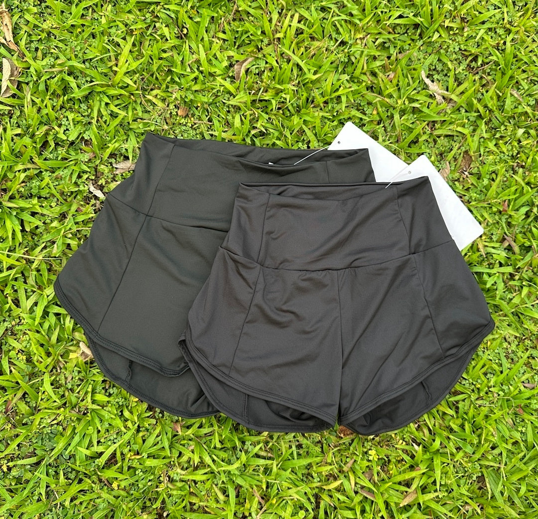 L5992#  Adult And Kids Yoga Shorts