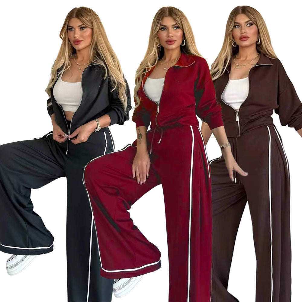 1760# A Embroidery  Women Sport Set