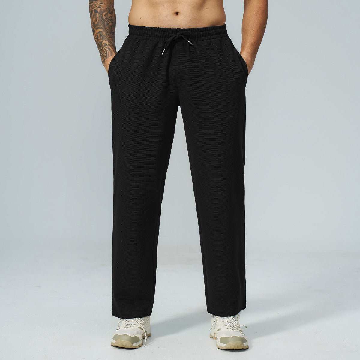 2556#A Men Waffle Pants