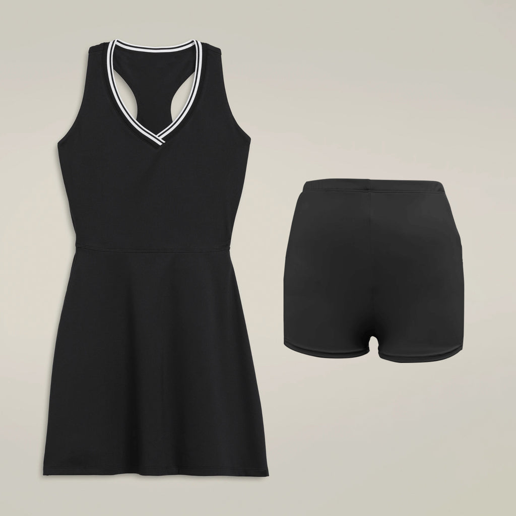 1927#A Women Tennis Dress with Shorts