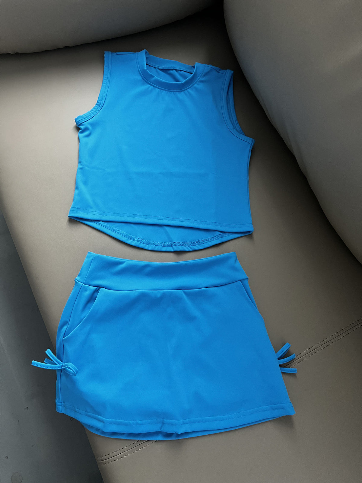 2118# A Kids Tank Skirts Set