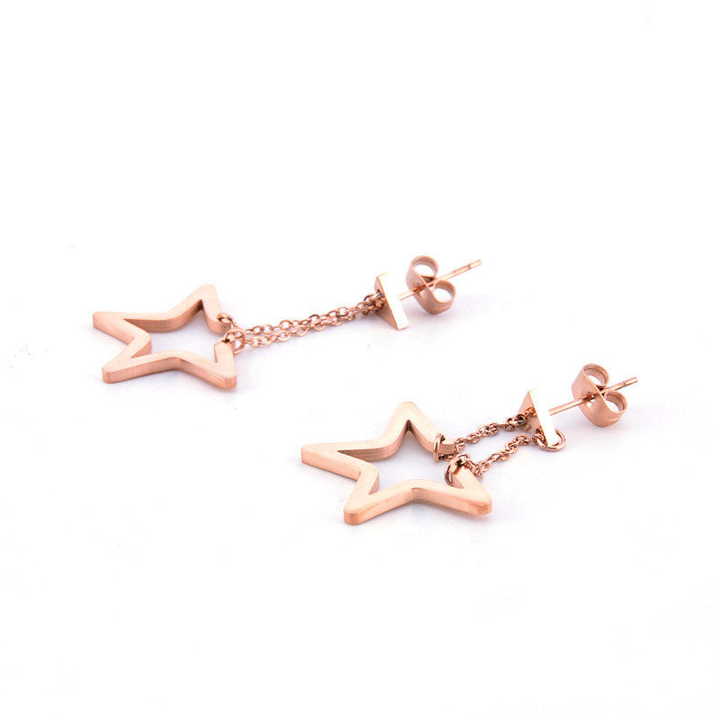 E2399#Titanium Steel Earrings