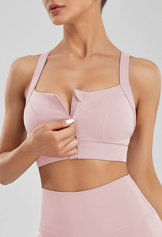L2006#  Zipper Bra