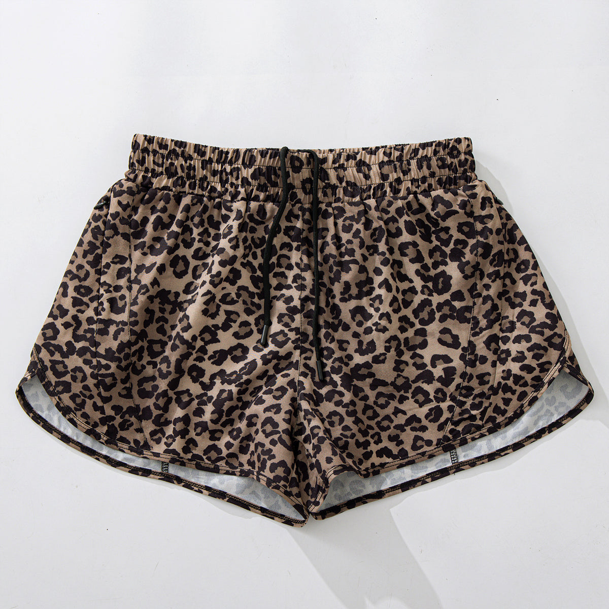 L6139#  Women Yoga Leopard Shorts