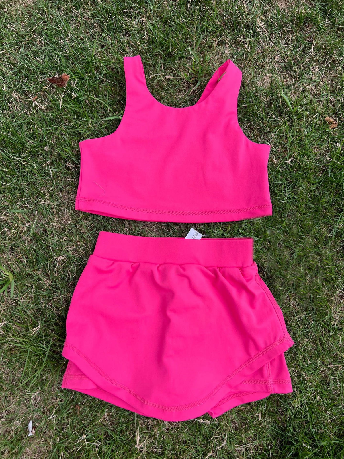 L6077# kids Top and Shorts Set