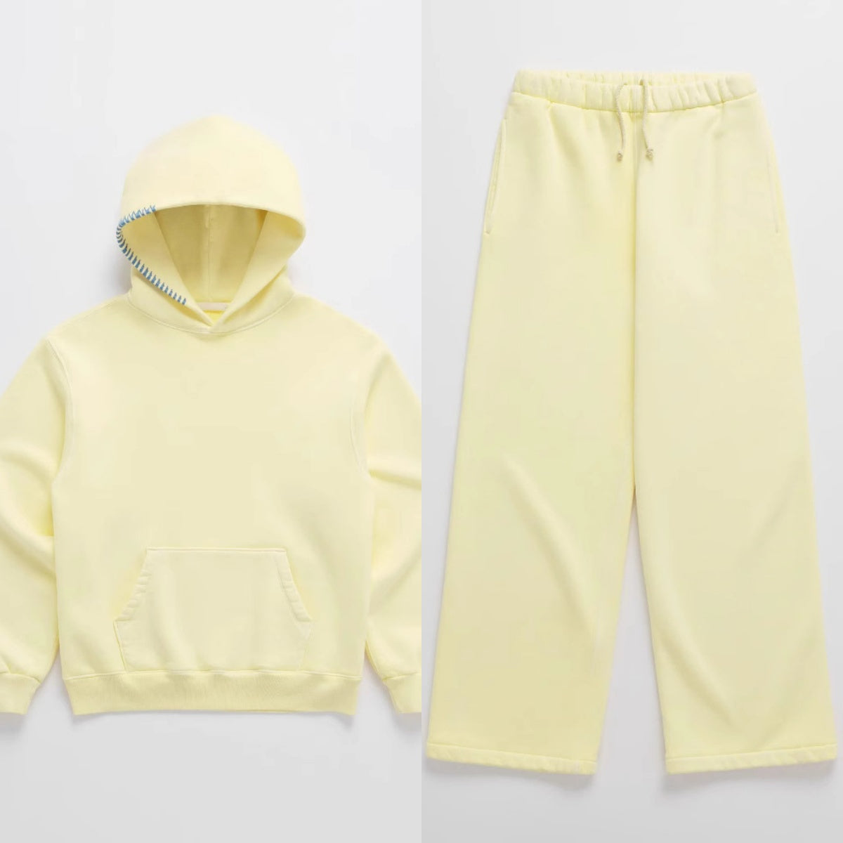 E7402#  unisex same colors embroidery hoodie or pants