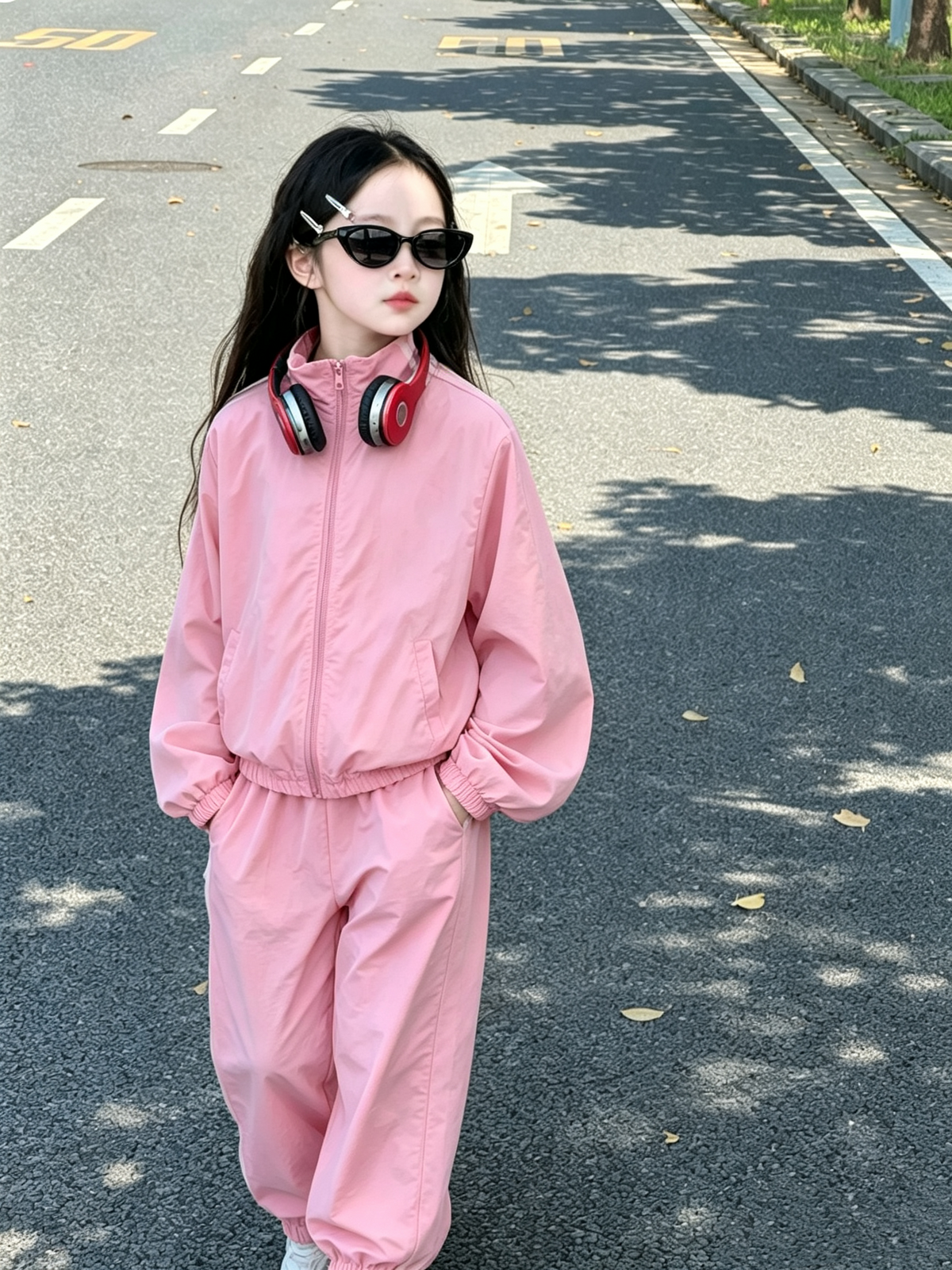 2900# XY A Kids Sport Jacket And Pants Set