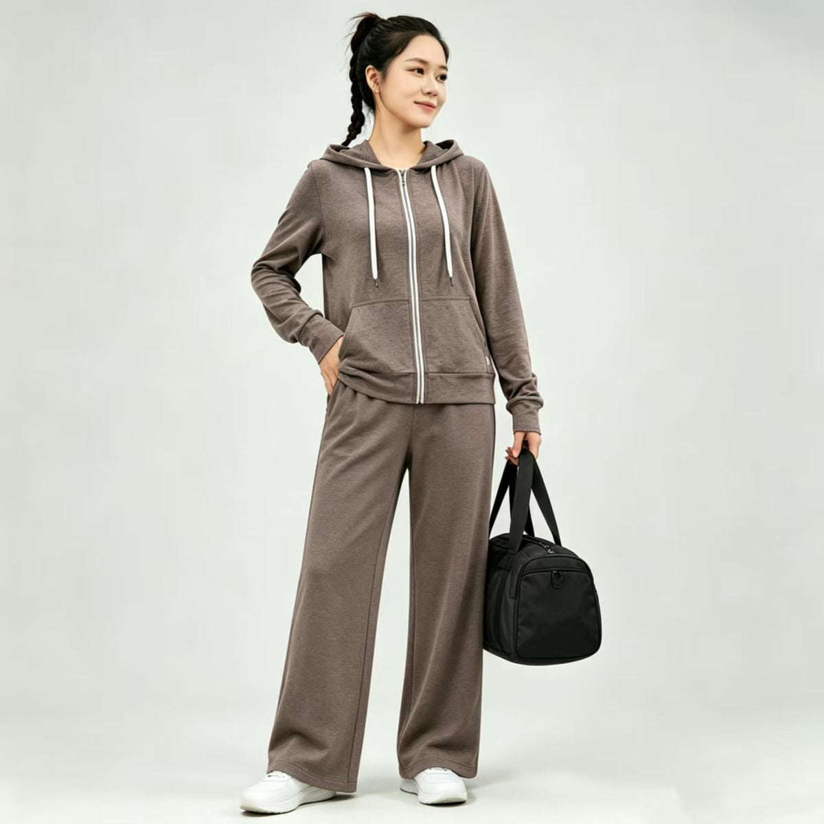 V35# Women Sweatshirt and Pants Set