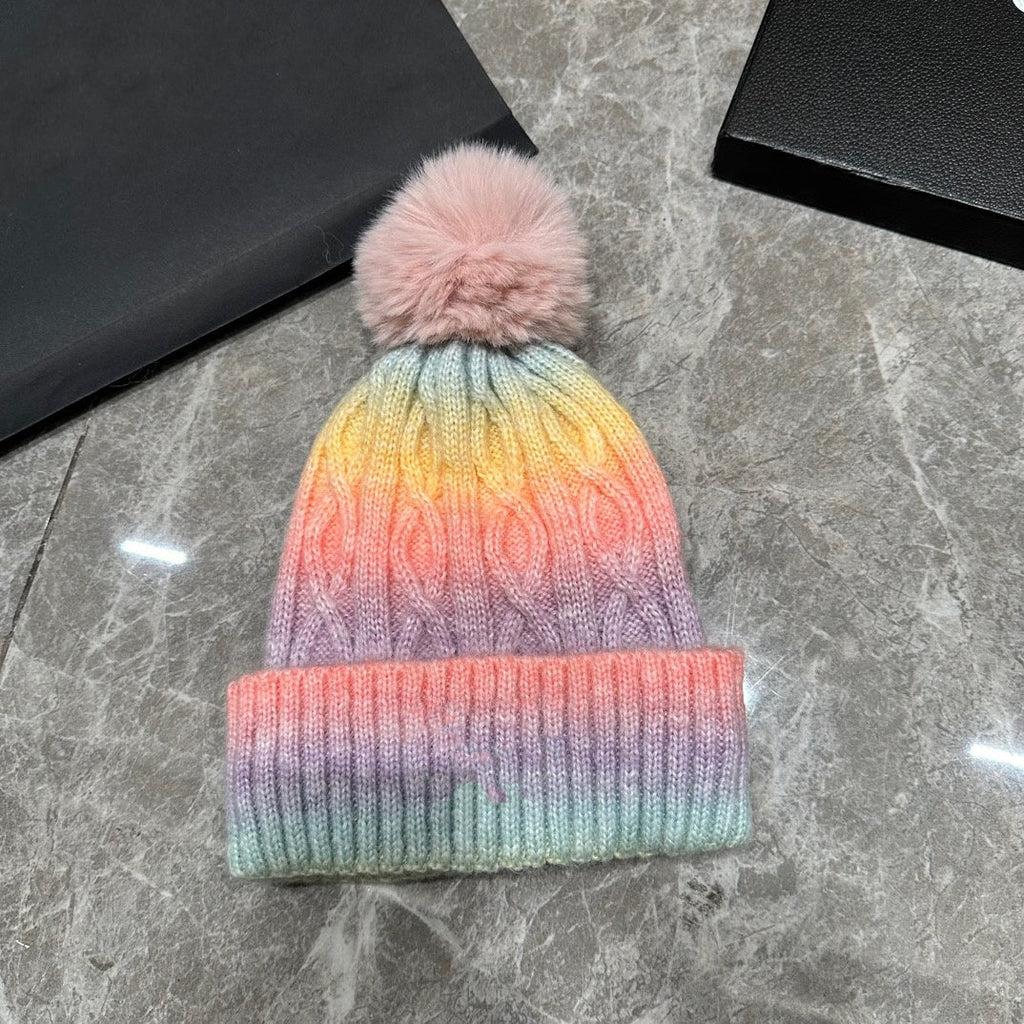 E3580#Pretty Knitted Hat