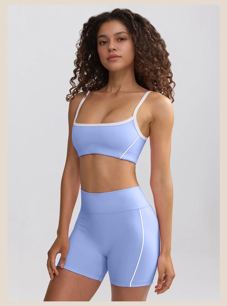 390# A Women Yoga Bra Shorts Set