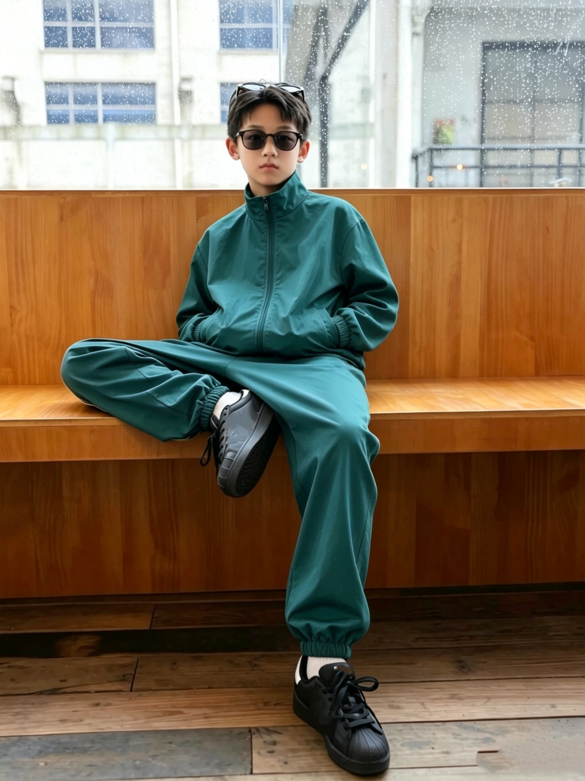 2900# XY A Kids Sport Jacket And Pants Set