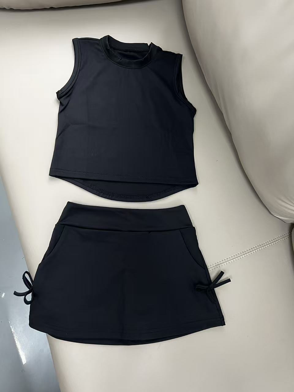 2118# A Kids Tank Skirts Set