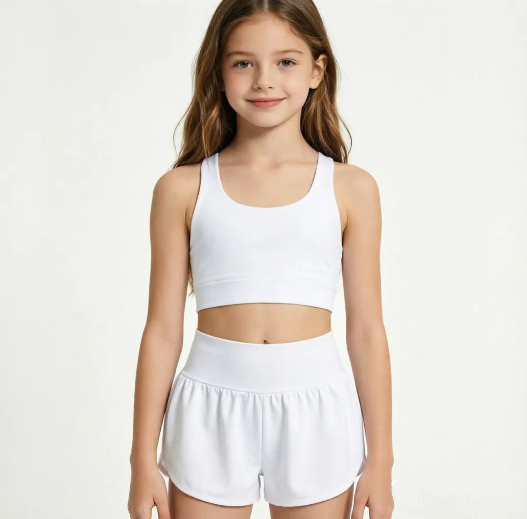 L6219# Kids Yoga Bra Or Shorts