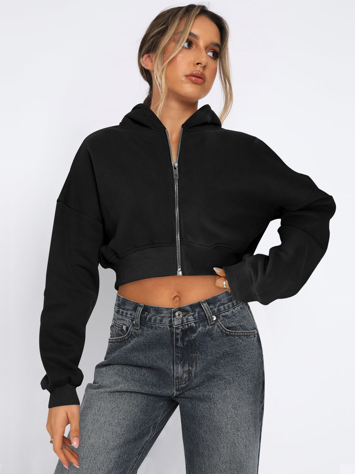 1741# A 3D LOGO Women Yoga Jacket