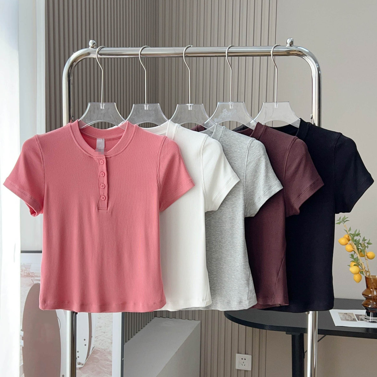 L6237# Women Hold Tight Shirts