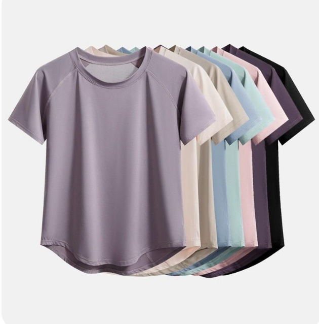 L6533#  Women yoga T‑shirt