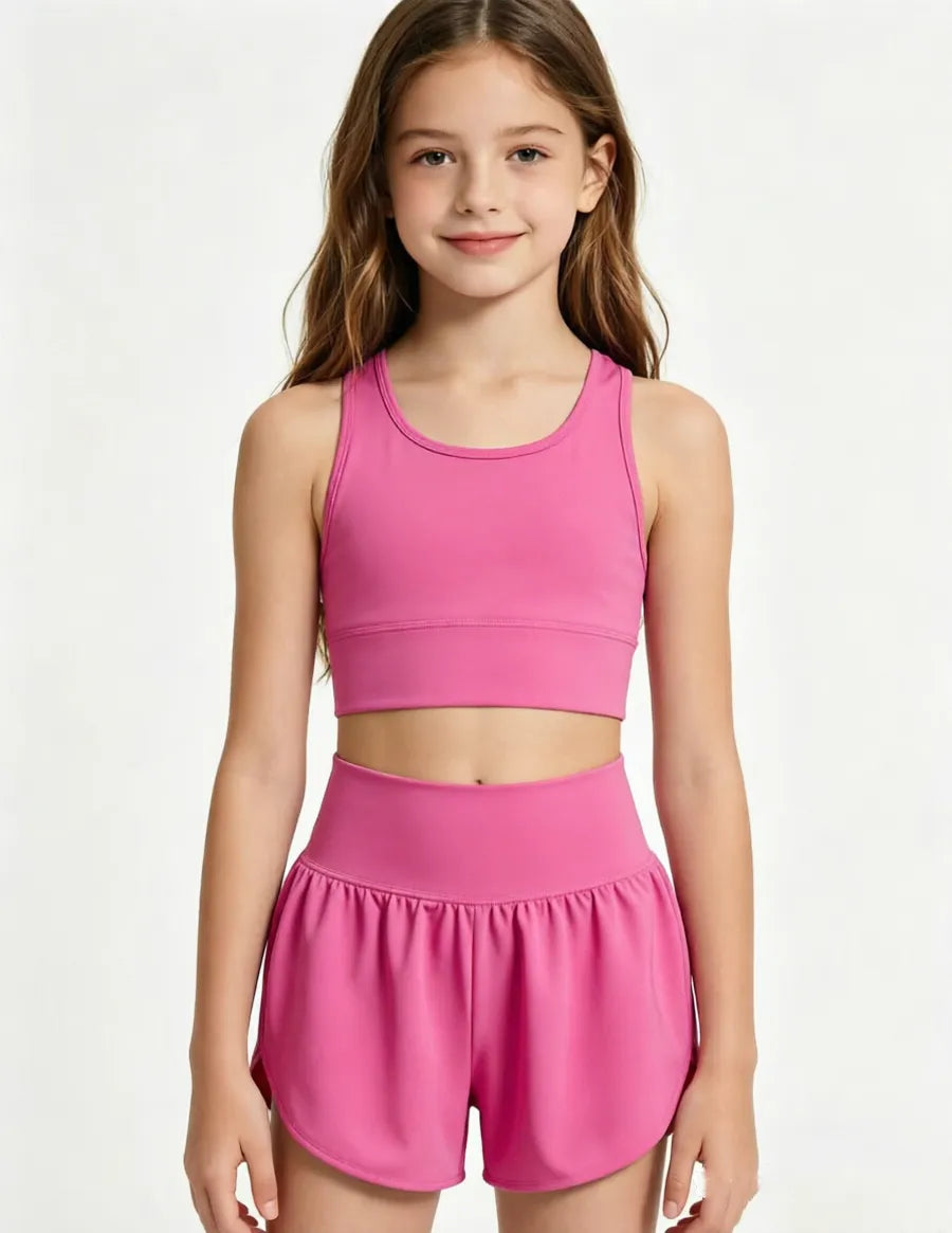 L6219# Kids Yoga Bra Or Shorts