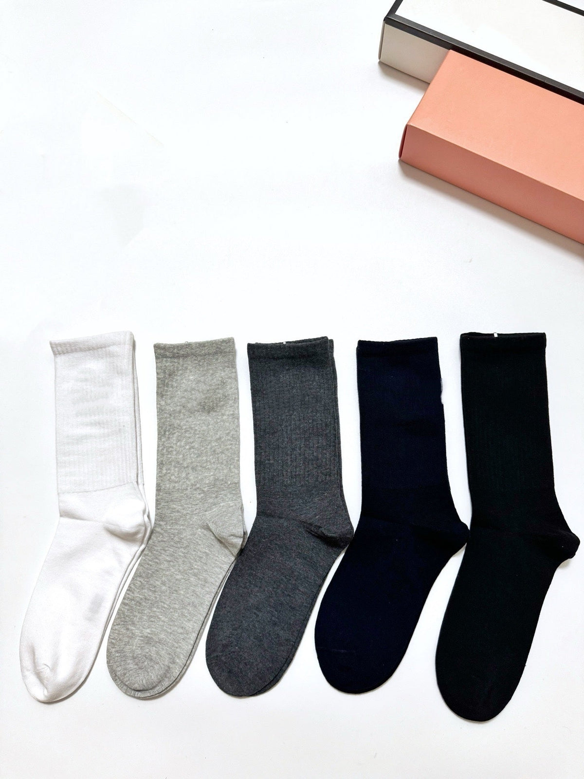 1363#  Unisex Cotton Socks 5Pairs/set
