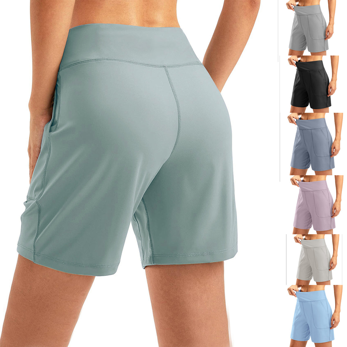 L6119#  Women Yoga Shorts