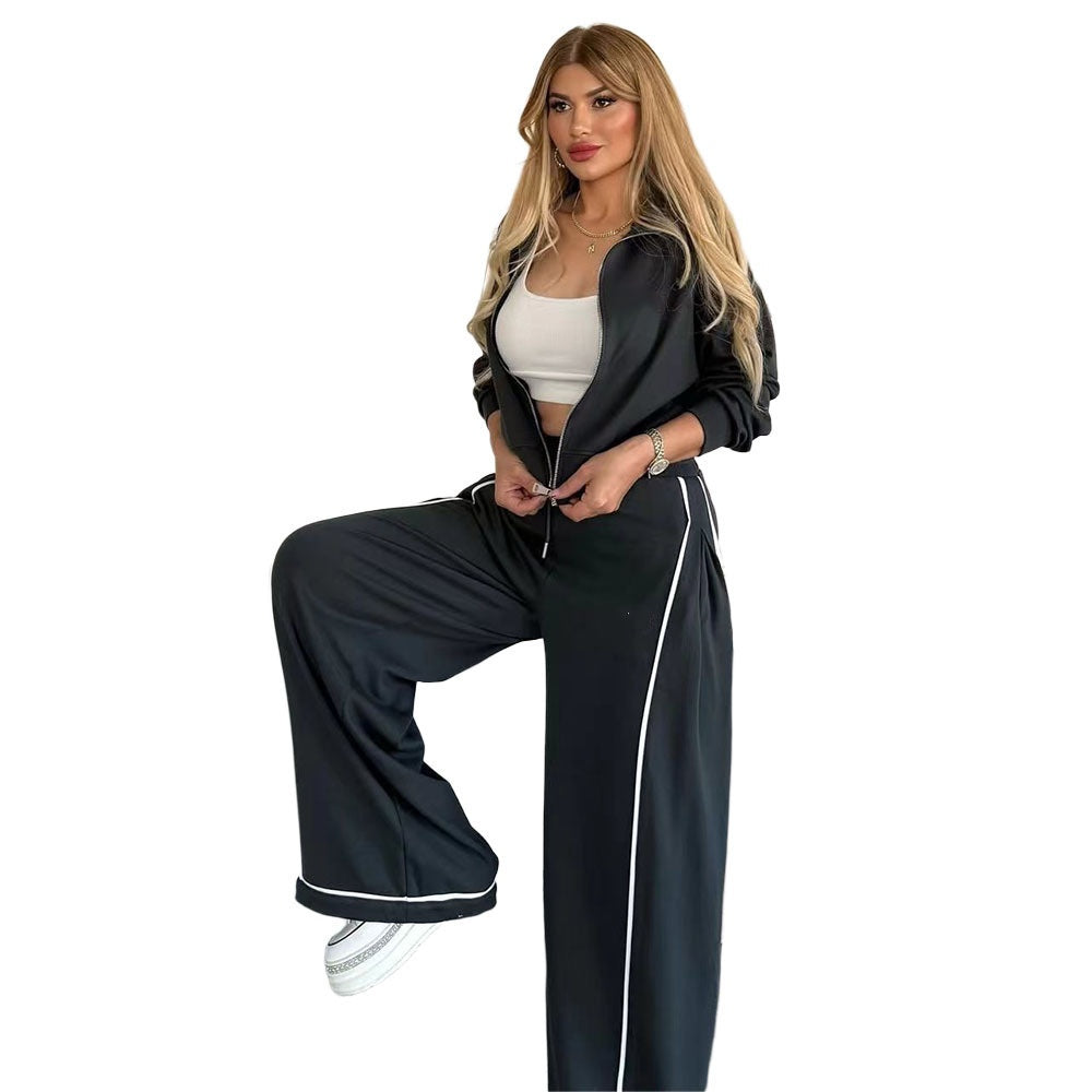 1760# A Embroidery  Women Sport Set