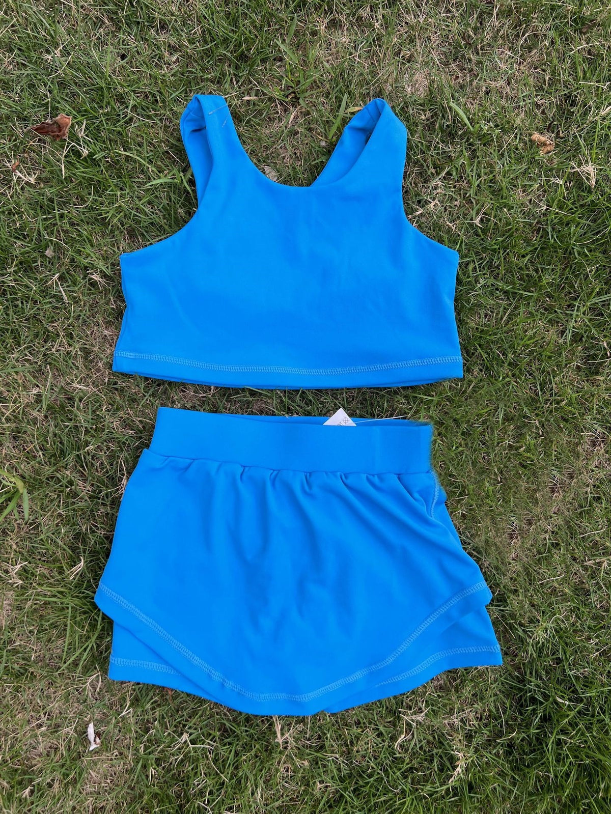 L6077# kids Top and Shorts Set