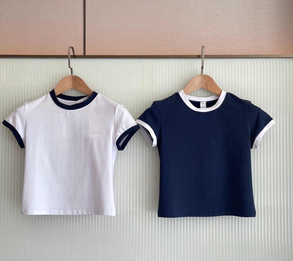 L6113#   MC Cotton Women Yoga Shirts