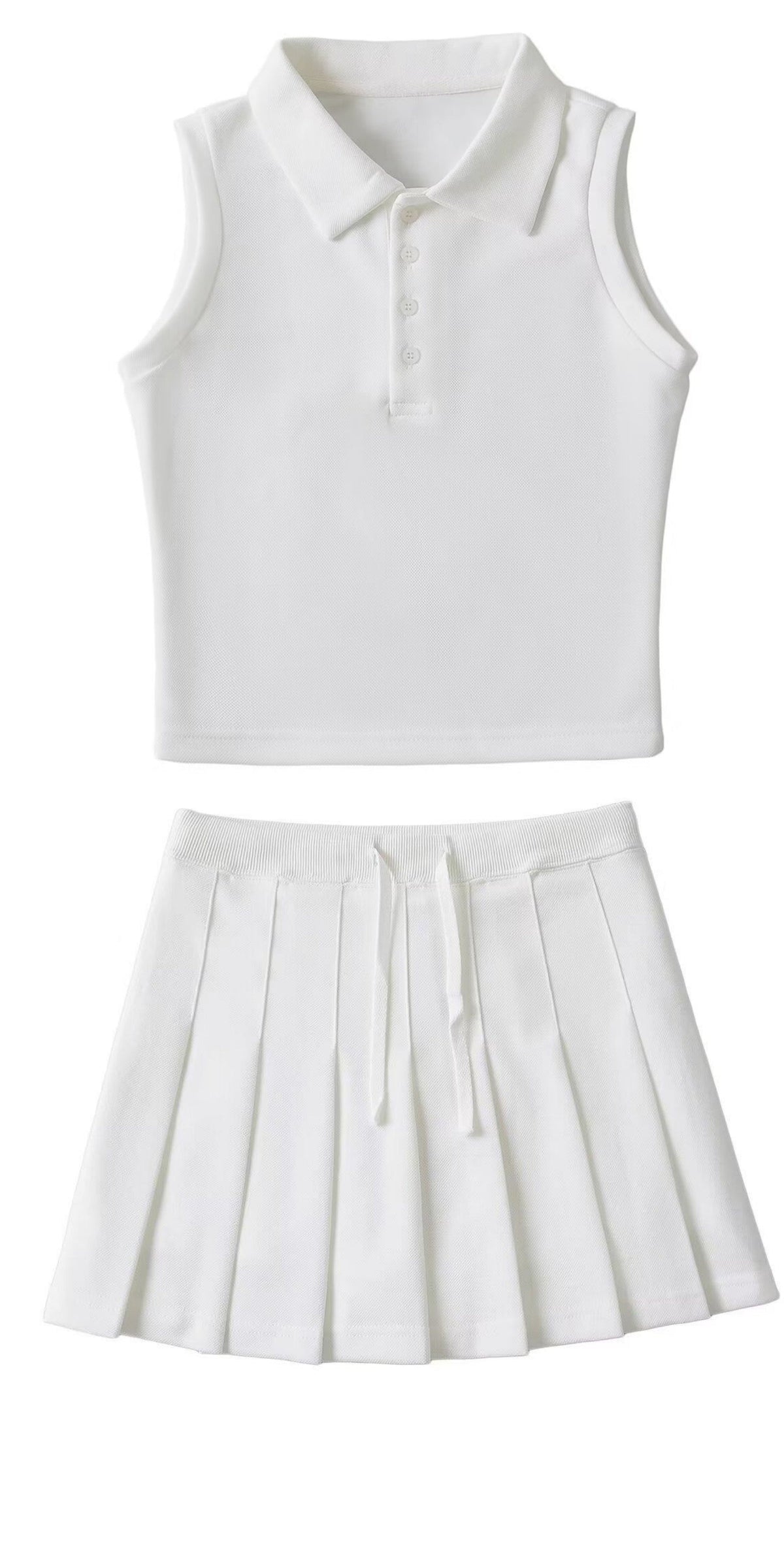584#A Women Yoga Tank and Skirts Set