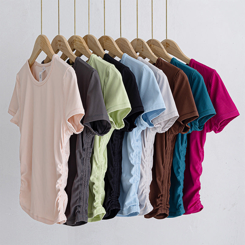 L5679# Ribbed T-Shirt
