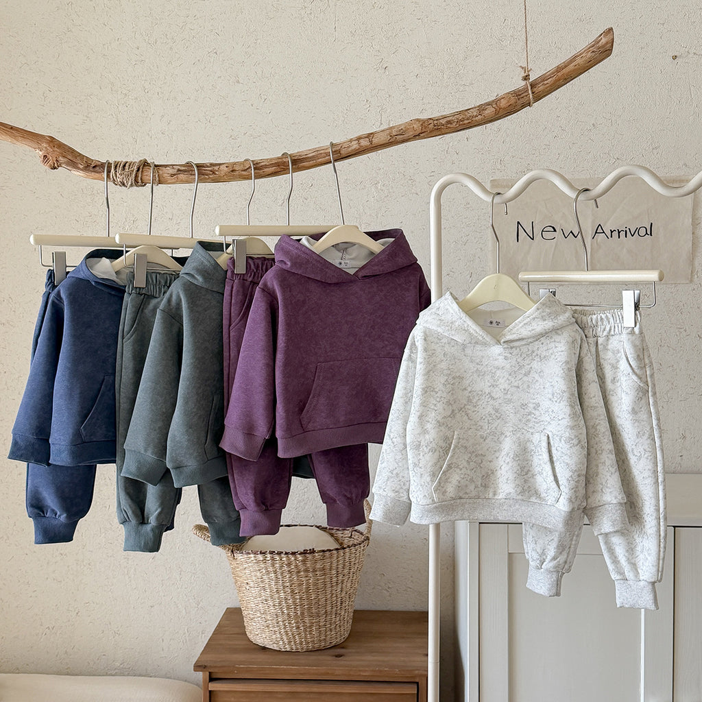 2885#A 3D SilverHoodies And Pants Set