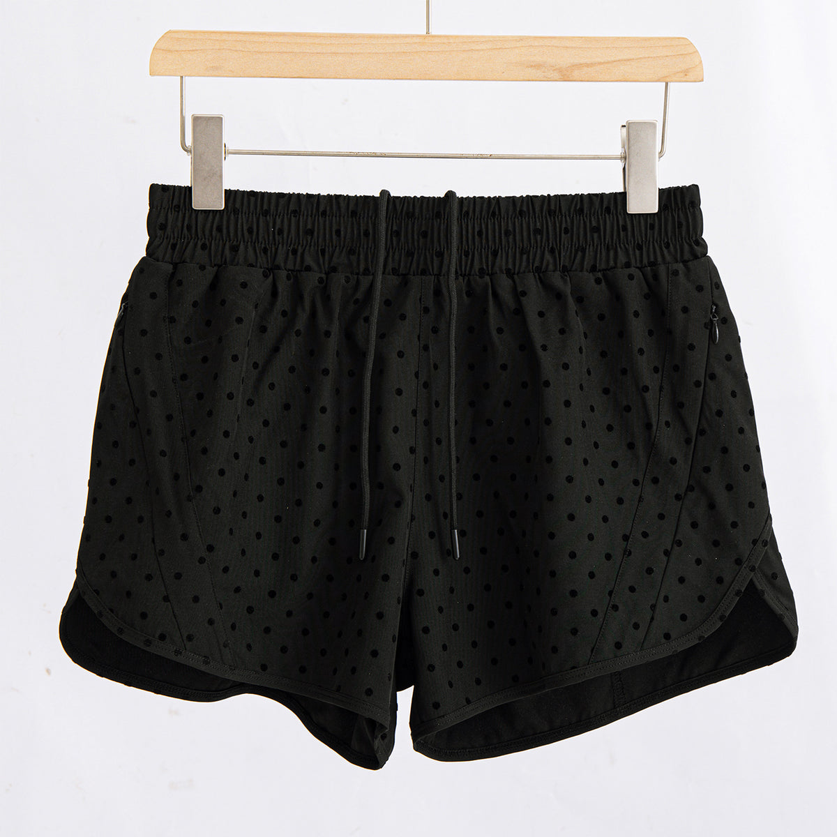 L6105# Women Yoga Polka Dot Shorts