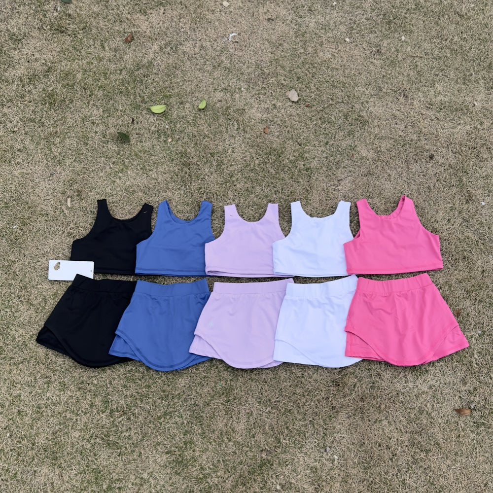 L2156#  Kids Top and Shorts Set