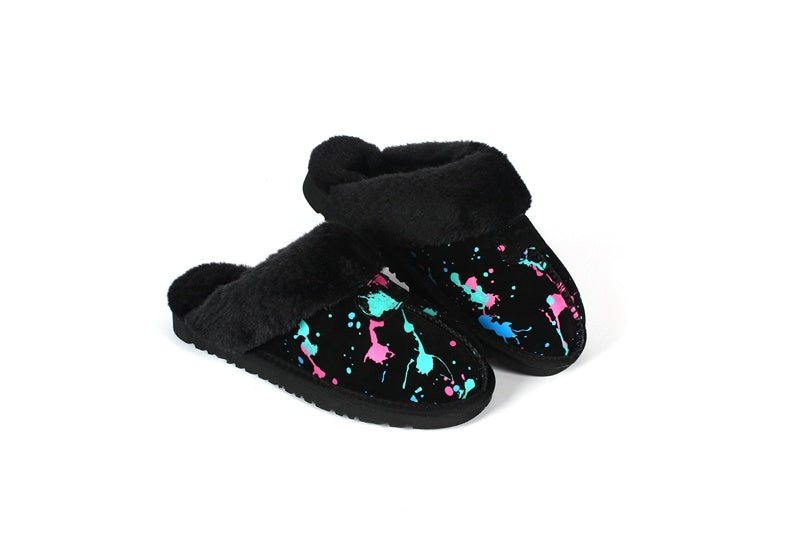 E3401# Cow Leather Slipper