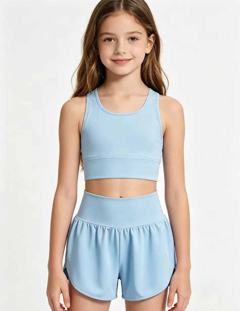 L6219# Kids Yoga Bra Or Shorts
