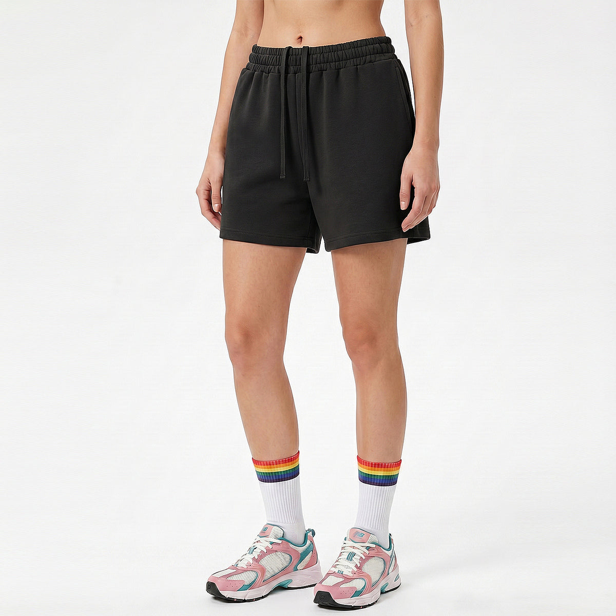2448# A 3D Silver Unisex Sports Shorts