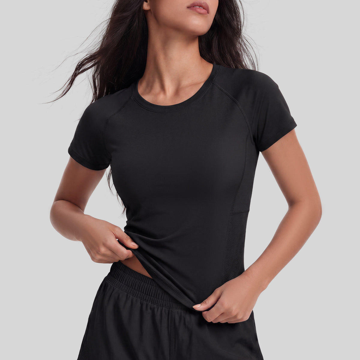 L6334# Women Yoga Shirts