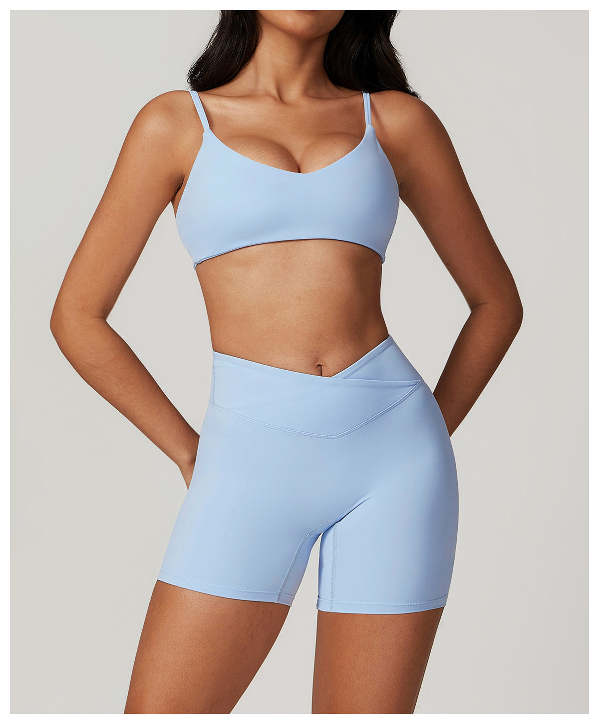 360# AL Women Yoga Bra And Shorts Set