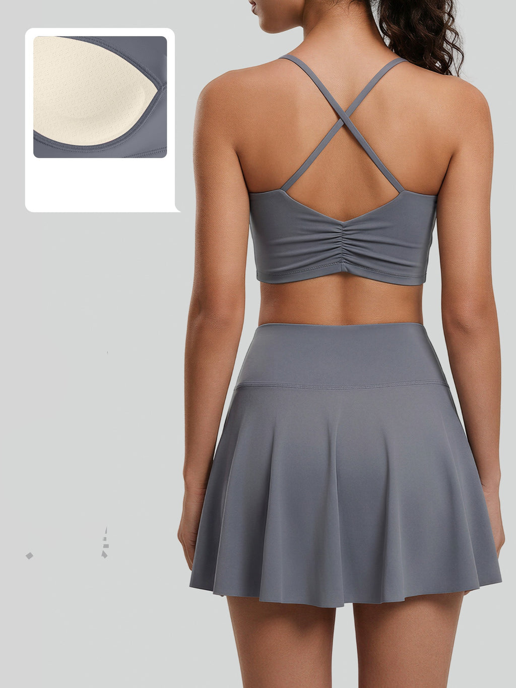 2279# A Women Sports Bra or Skirts