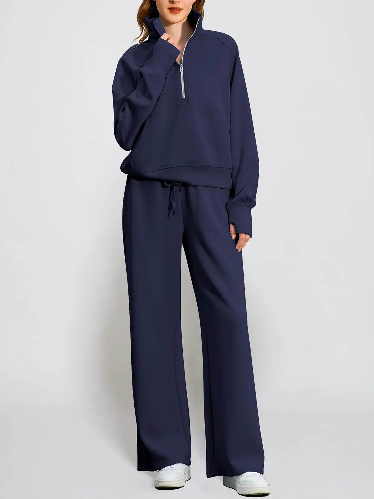1627#A 3D SIlver Women Yoga Sweatshirt pants Set