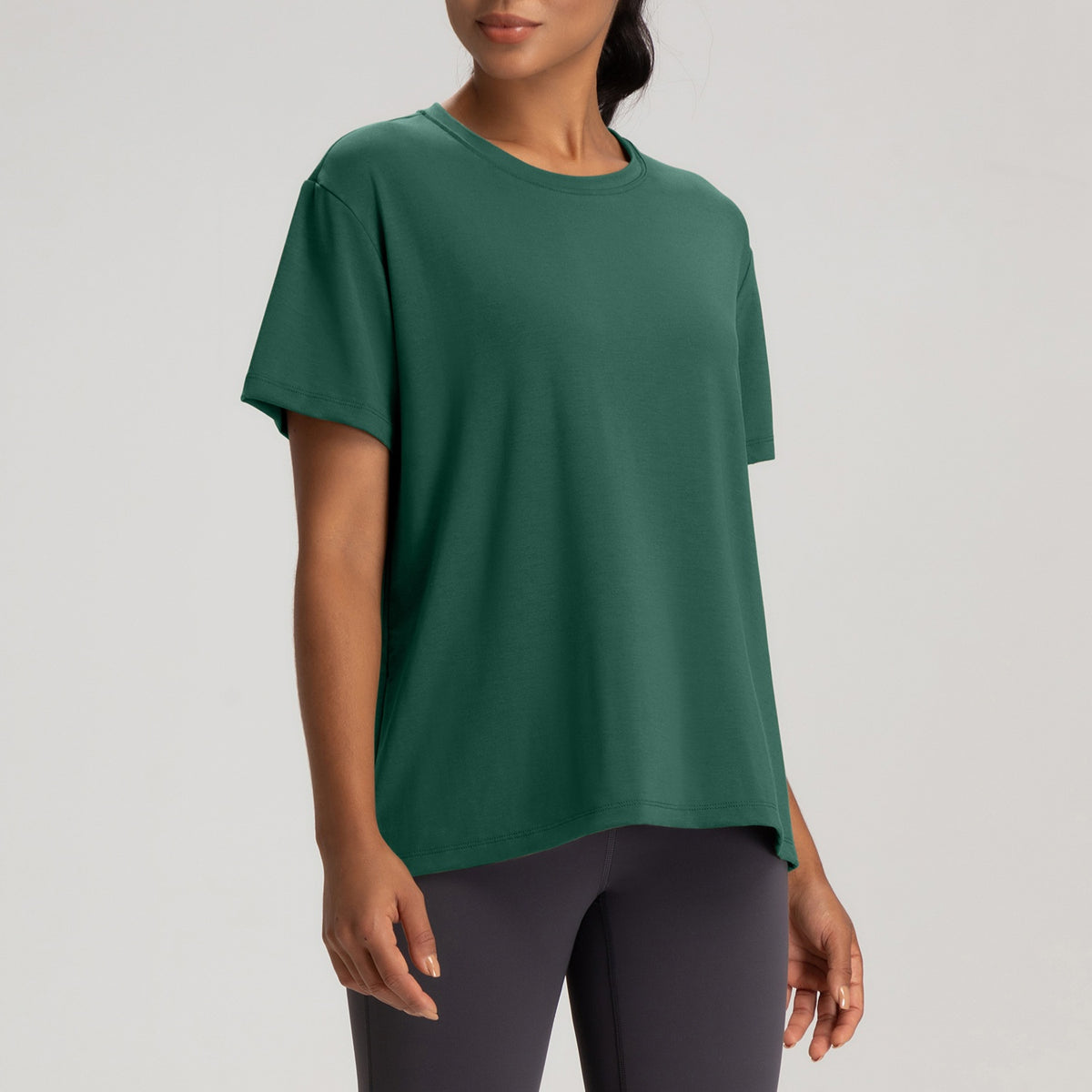 L6402# Women Yoga Loose Shirts