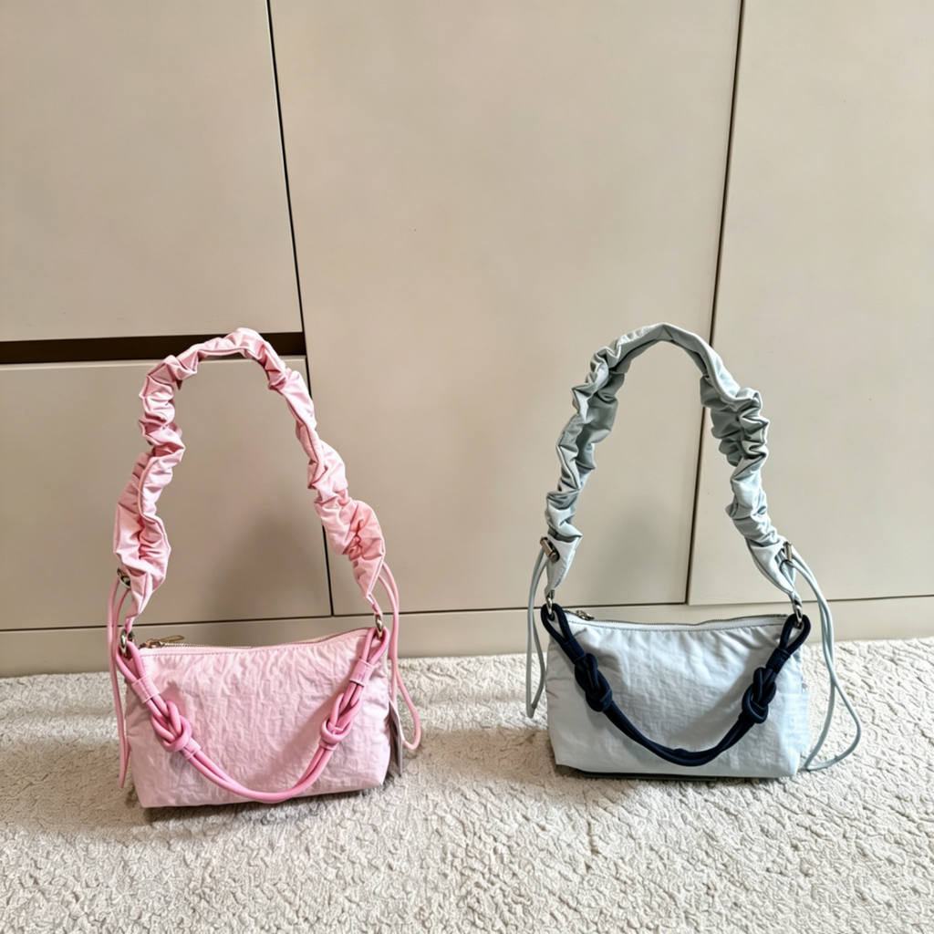 L6271#  Women Ruched Mini 1.5L Bag