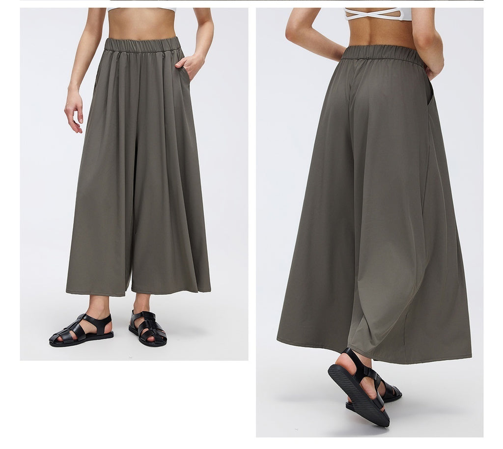 L5767# Women Wide-Leg Pants