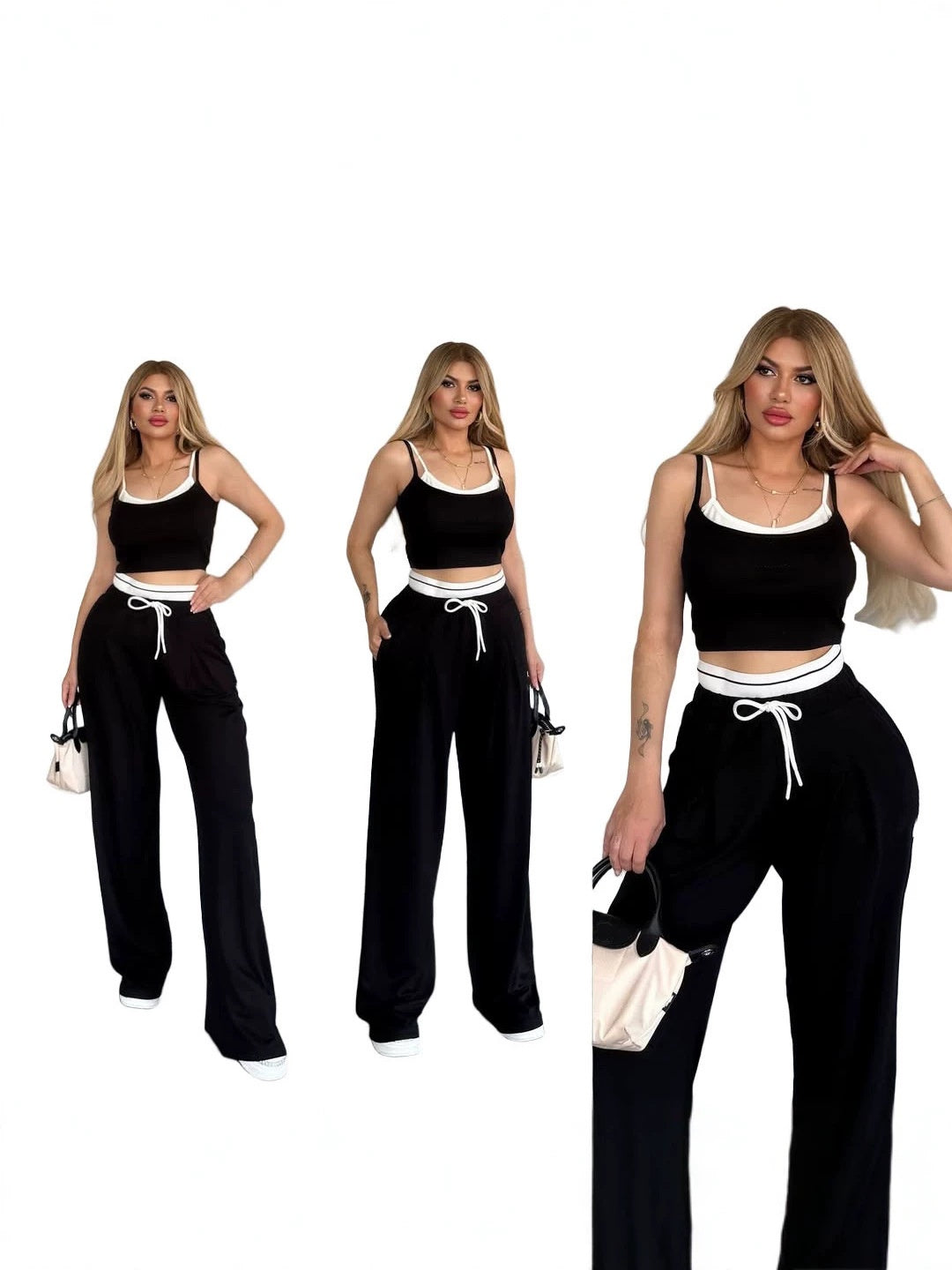 2328#A Women Yoga Bra Pants Set