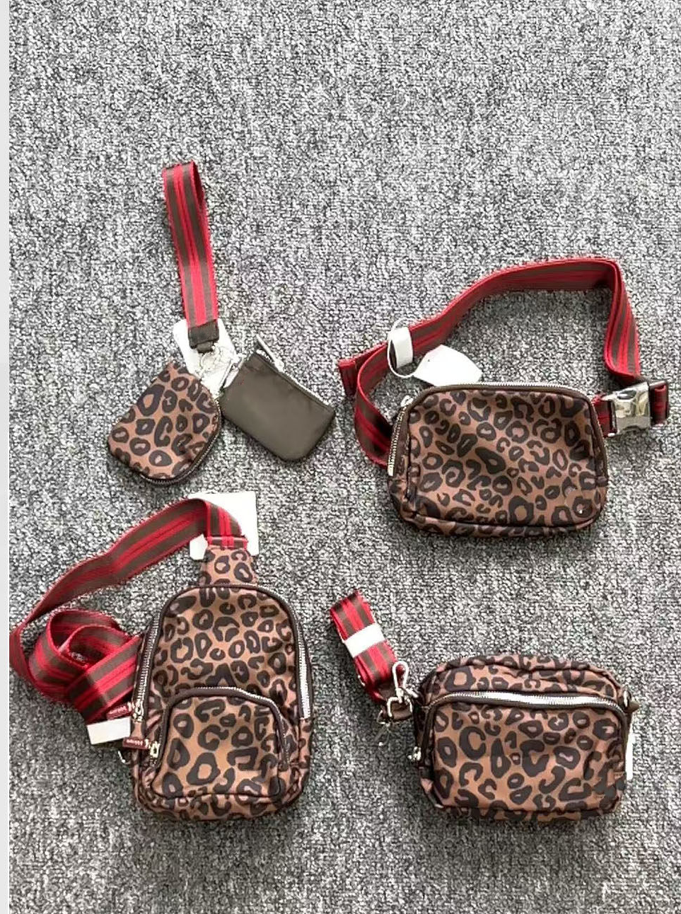 L6226# Unisex Leopard Bag
