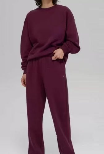2297# A Women Polyester Pullover+ Jogger Set