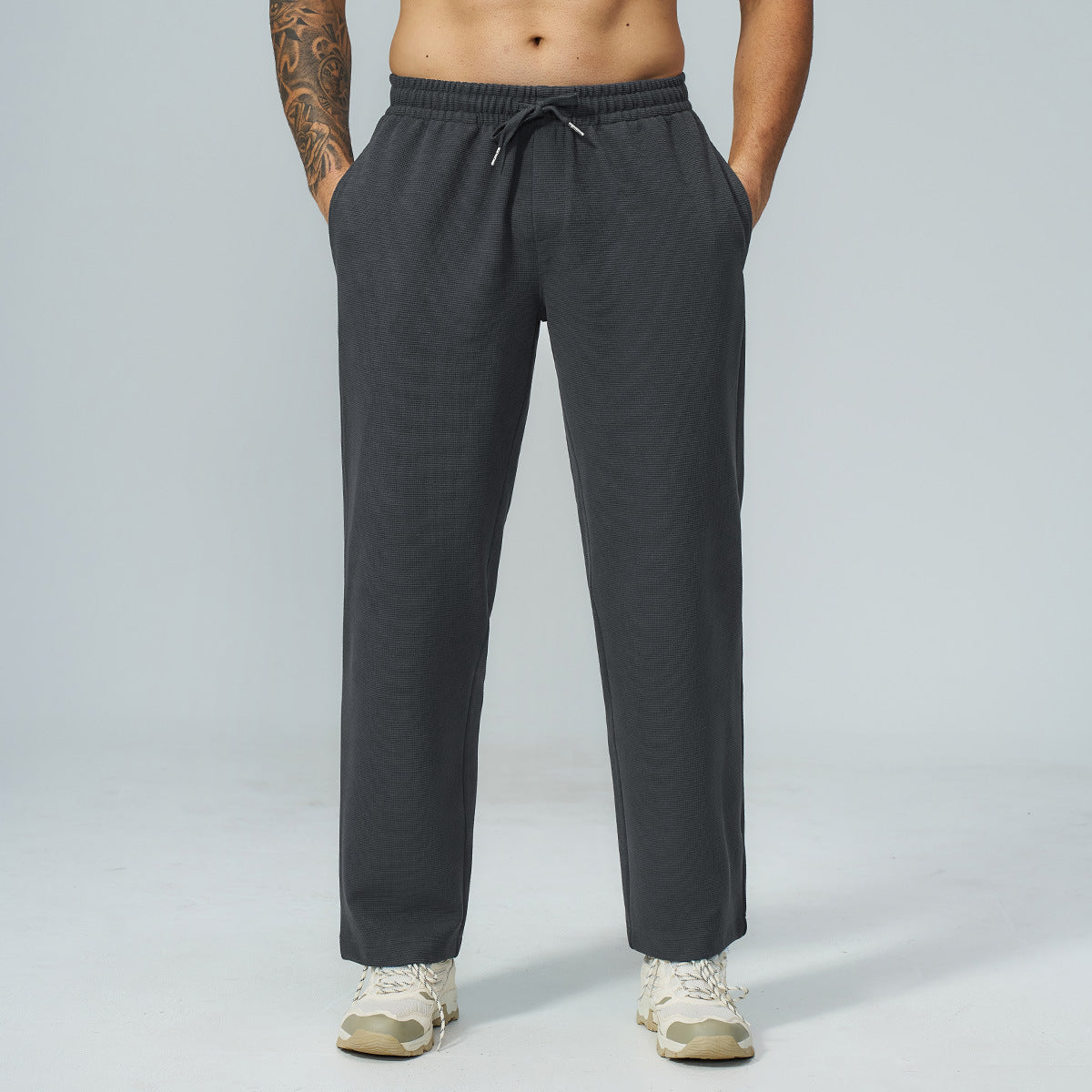 2556#A Men Waffle Pants