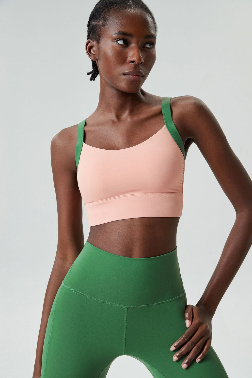 L2059#  Women Yoga Bra Pants Set