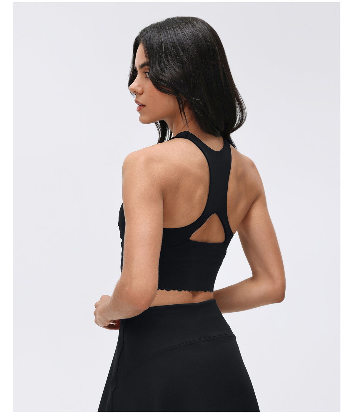L5703# High-Neck Tennis Tank Or Skirts
