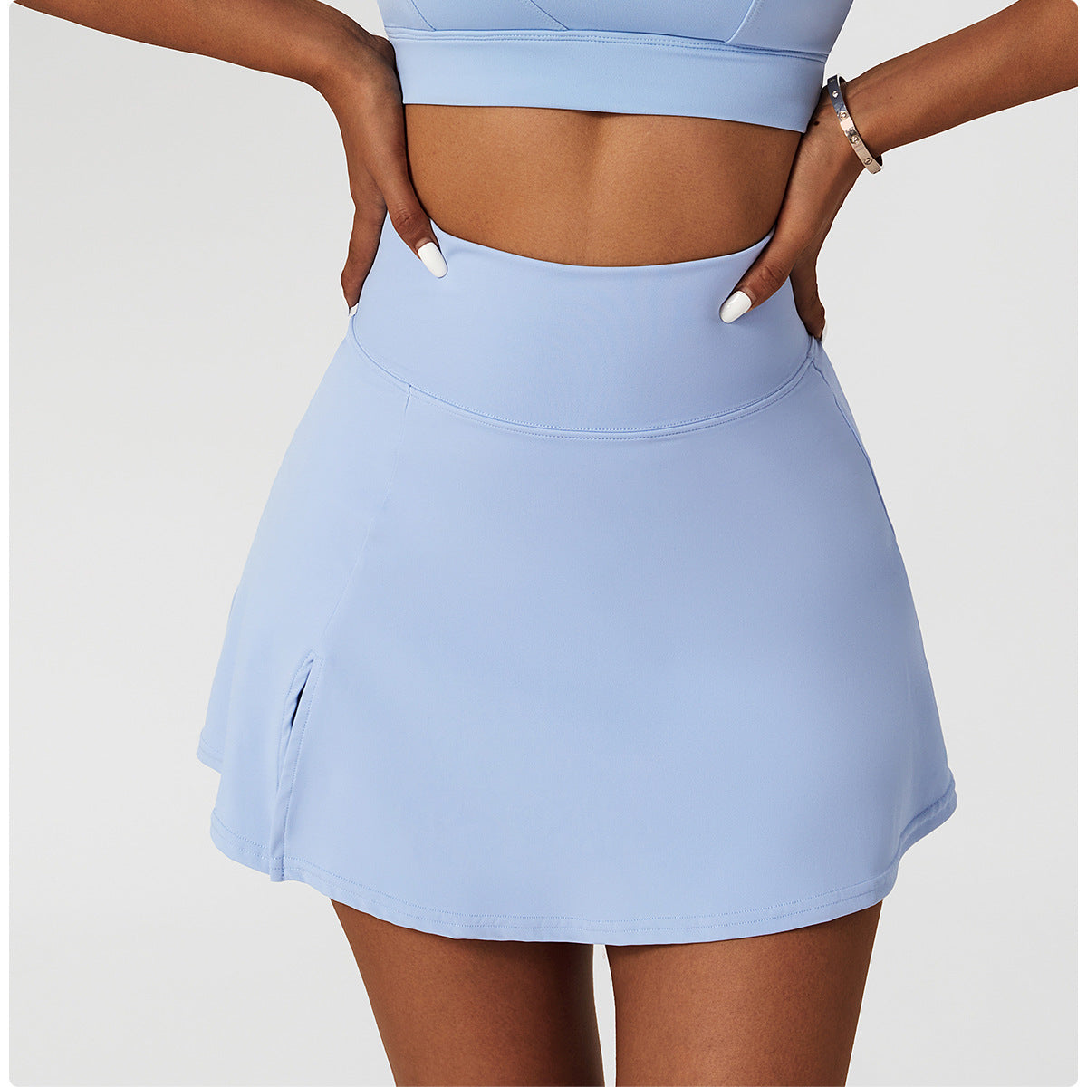 269# AL Women Yoga Bra And Skirts Set