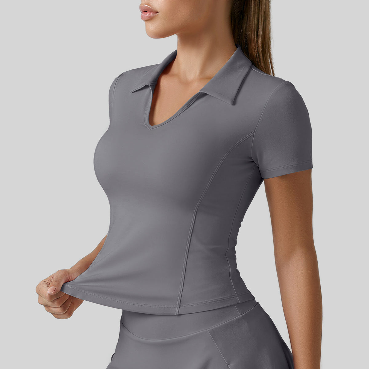L6351# Women Yoga Shirts or Skirts