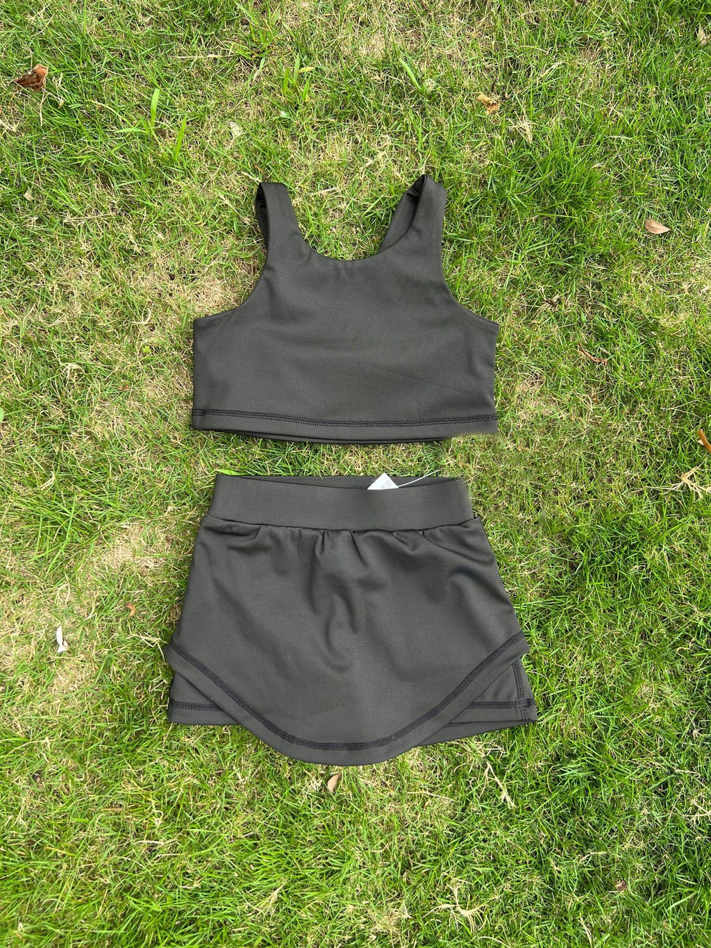 L6077# kids Top and Shorts Set